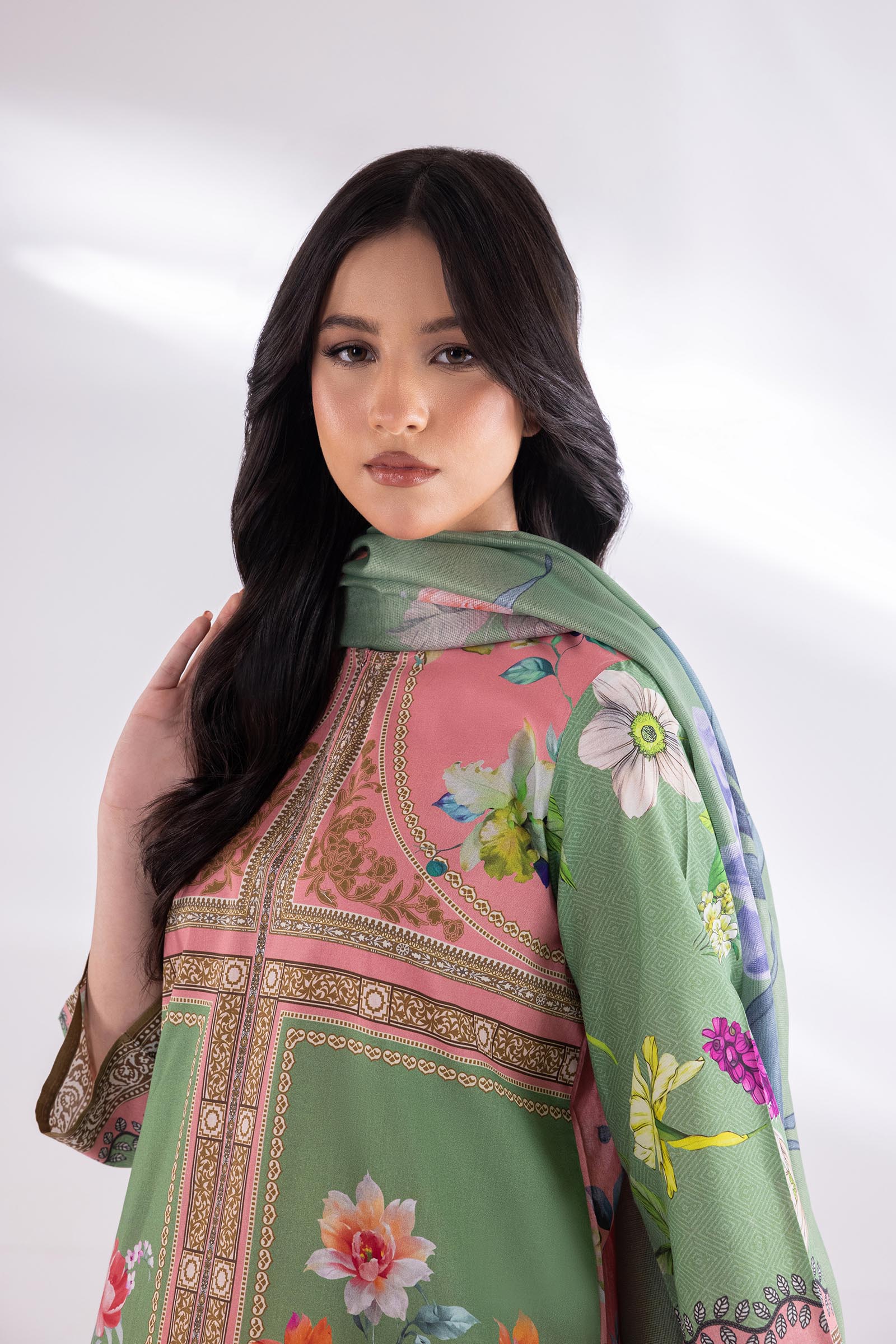 Stitched Shirt + Bottom + Dupatta