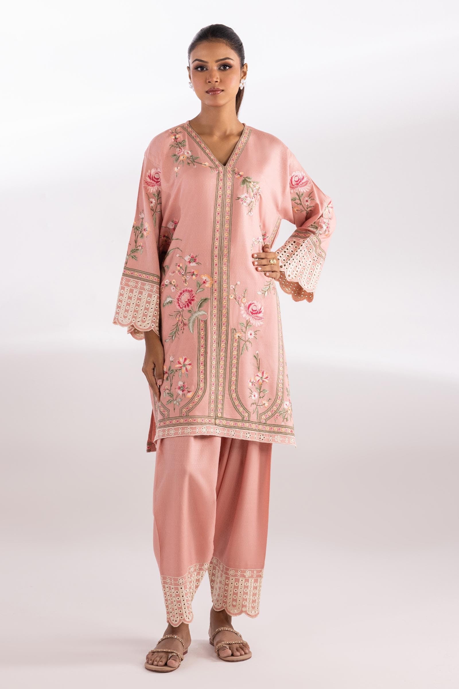 Stitched Signature Shirt + Shalwar