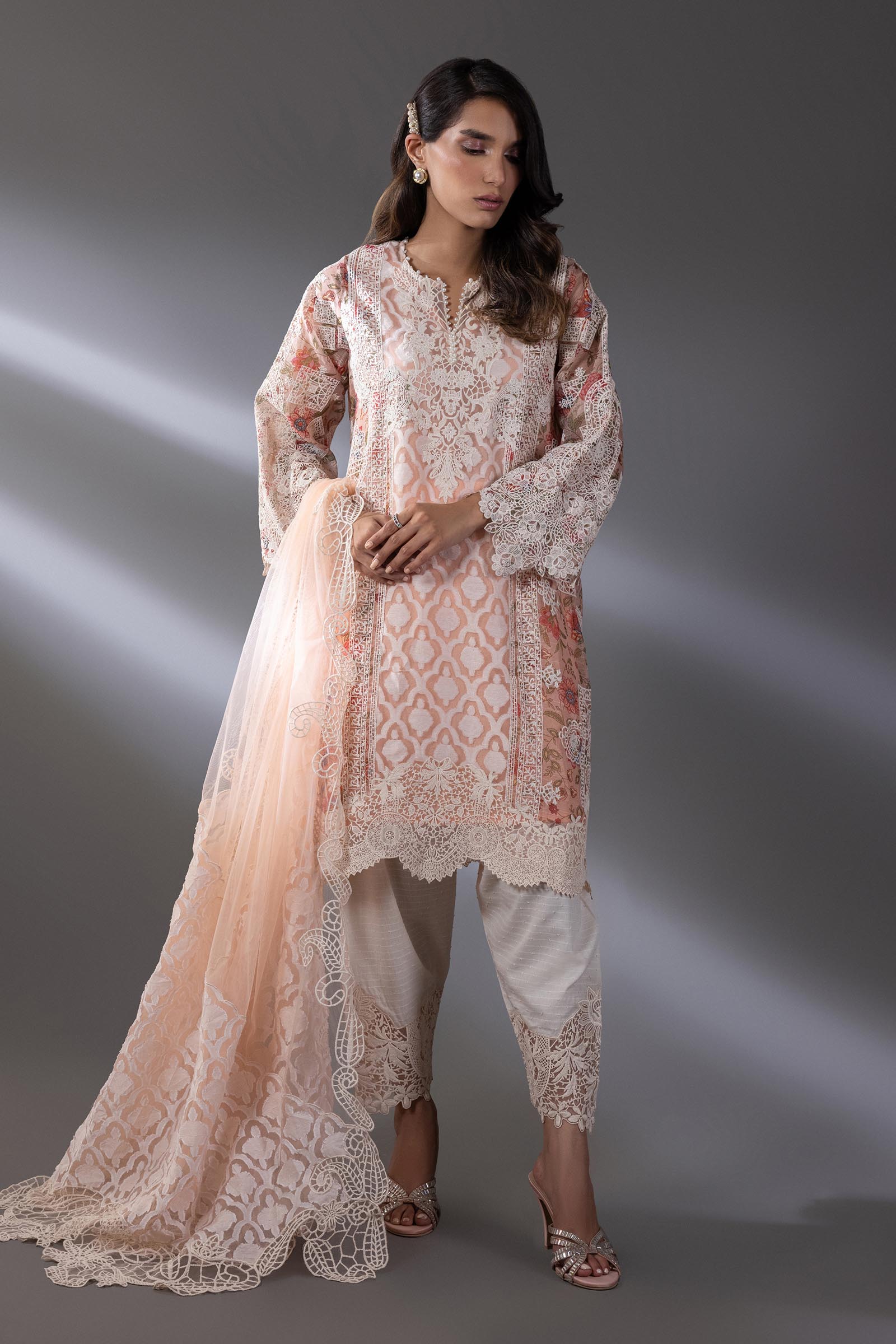 Stitched Embroidered Suit