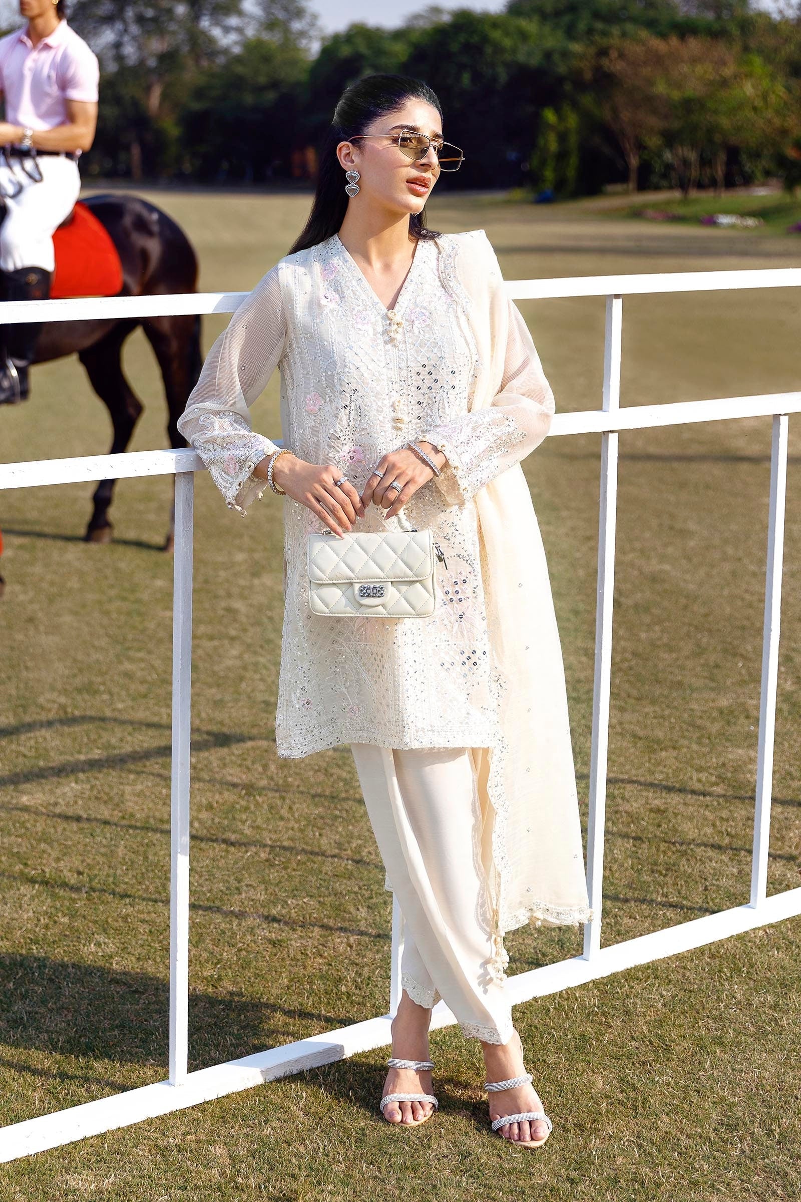 Stitched Embroidered Cotton Shirt