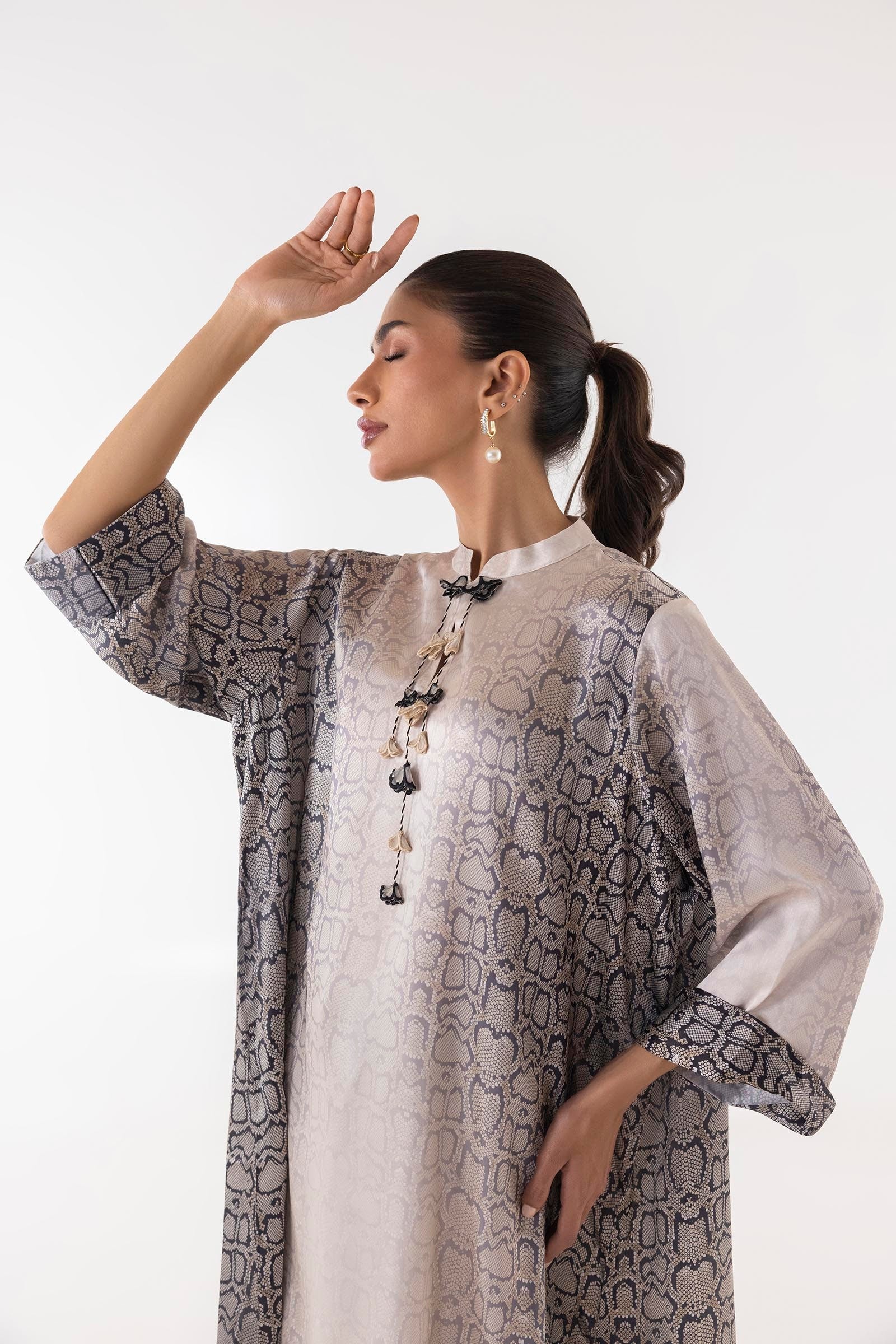 Stitched Digital Printed Shirt + Culotte