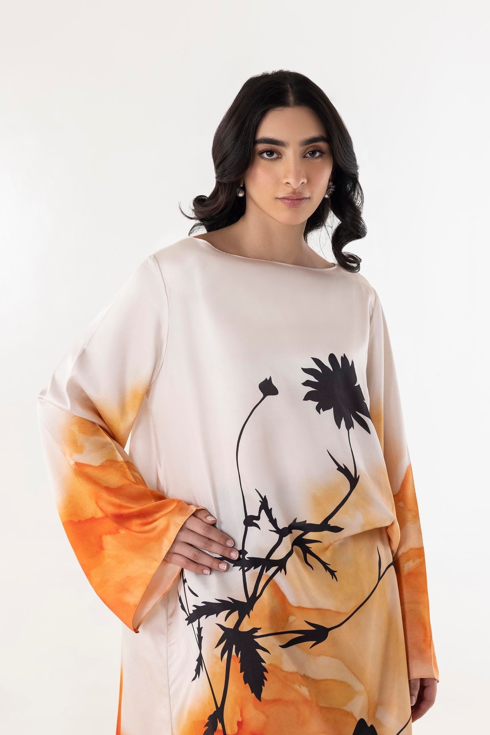 Mallow - Muave Embroidered Kurta