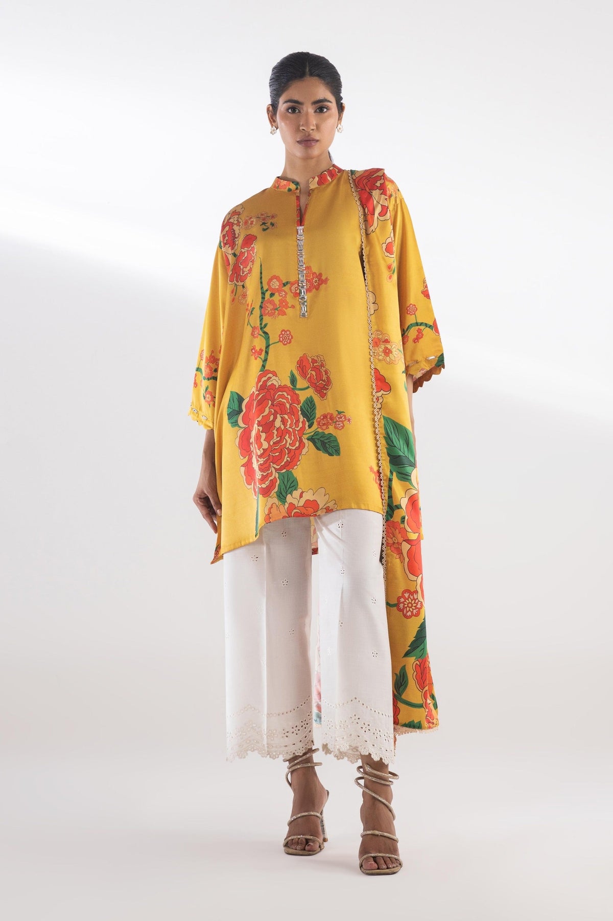 Stitched Silk Shirt + Dupatta