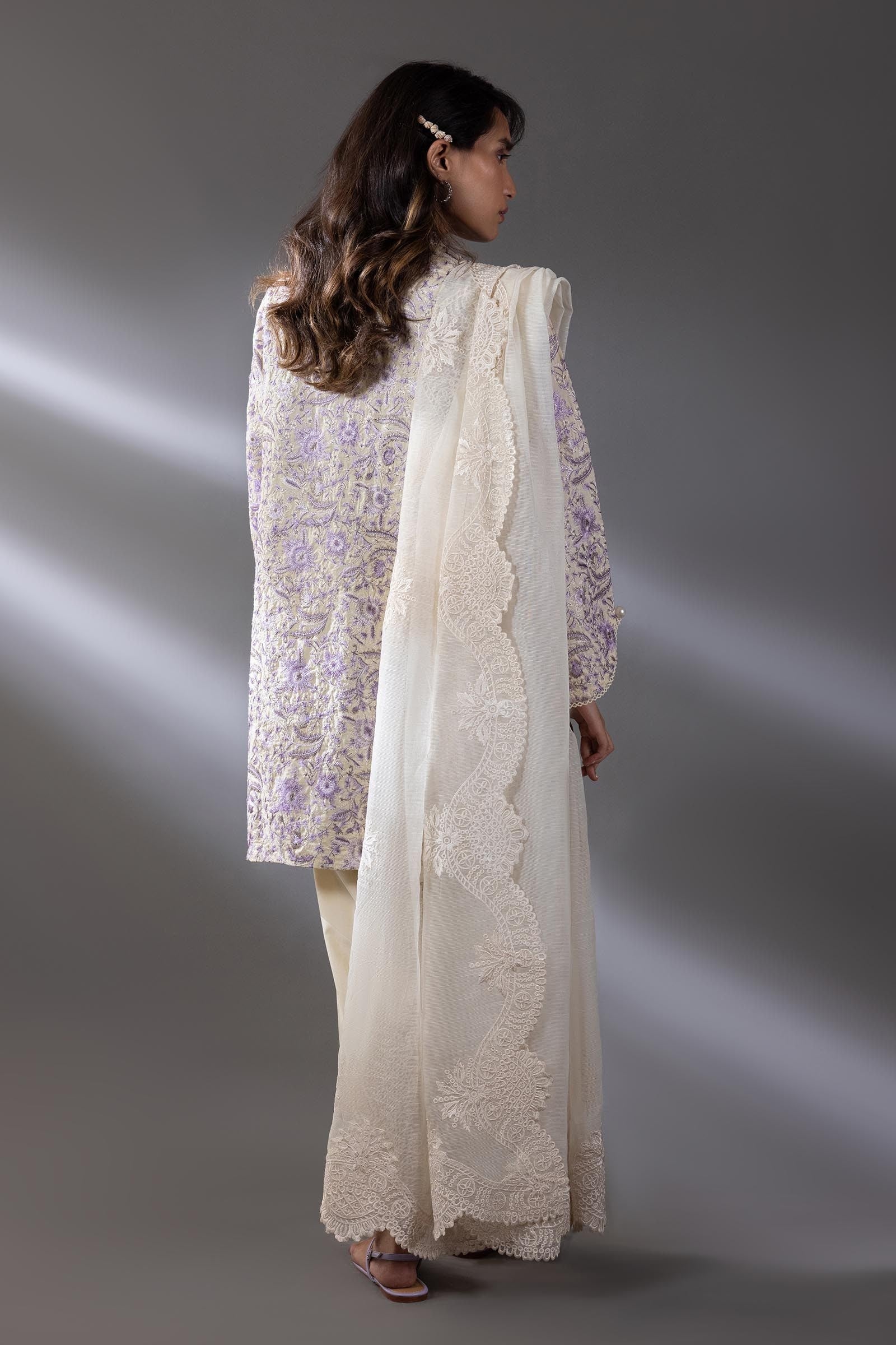 Stitched Lawn Shalwar