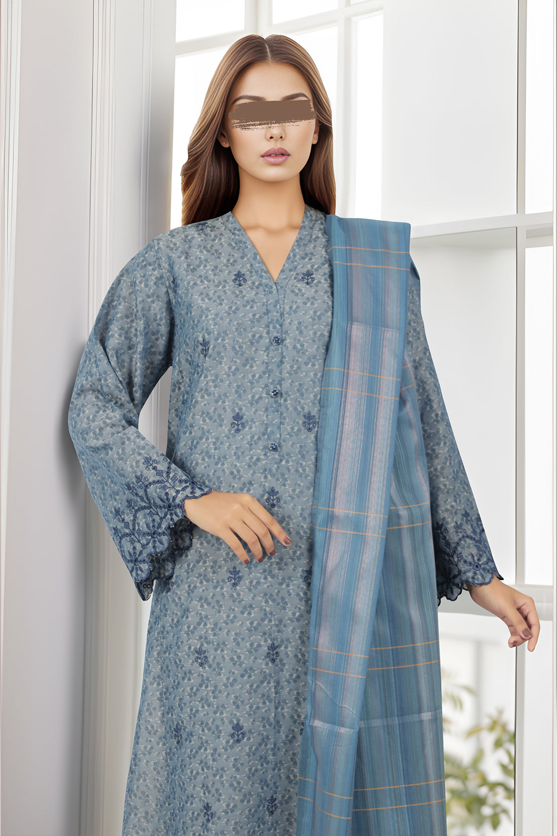 Zari Strip Dupatta62660