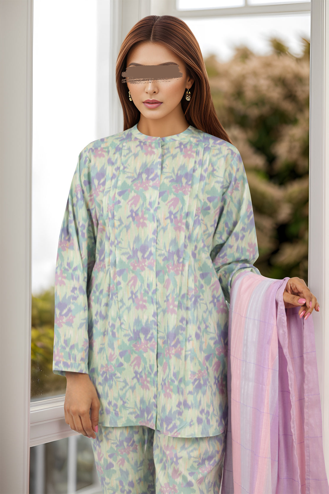 Zari Strip Dupatta60879