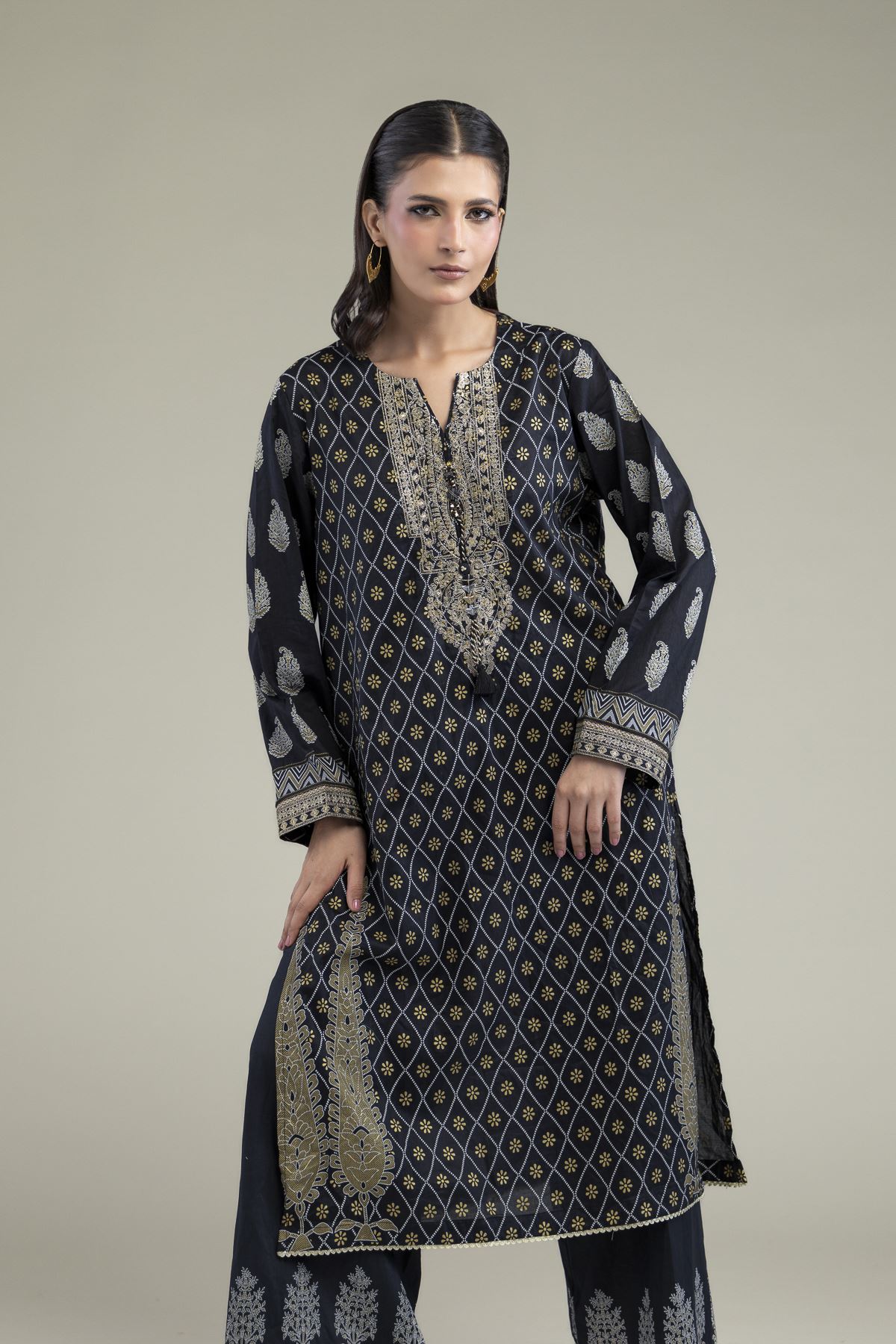 Lawn 3-Piece Tailored