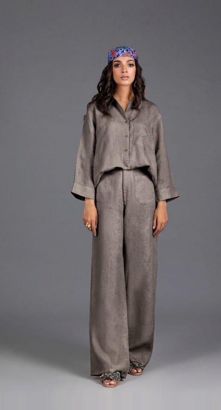 Taupe Cotton Co-ord set