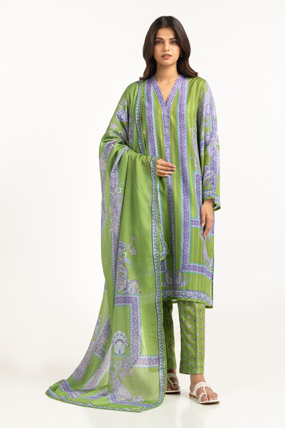 Tennis Net Printed Dupatta