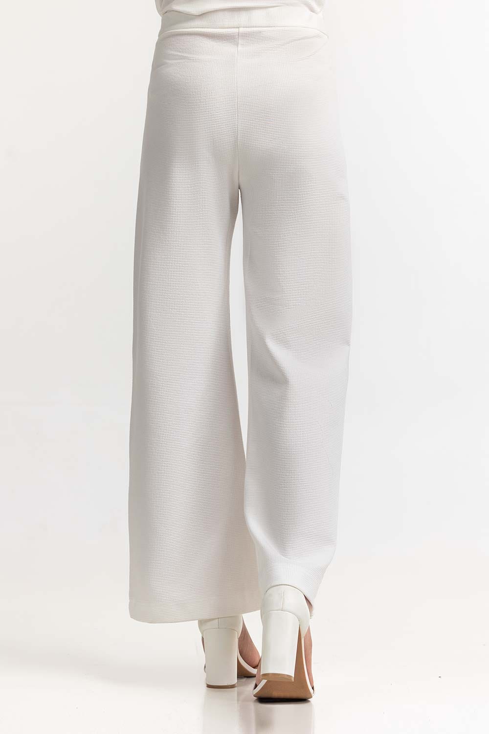 Textured Straight leg Trouser