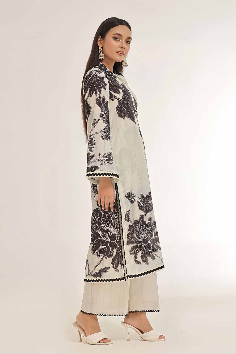 2 Piece Unstitched Lawn Suit