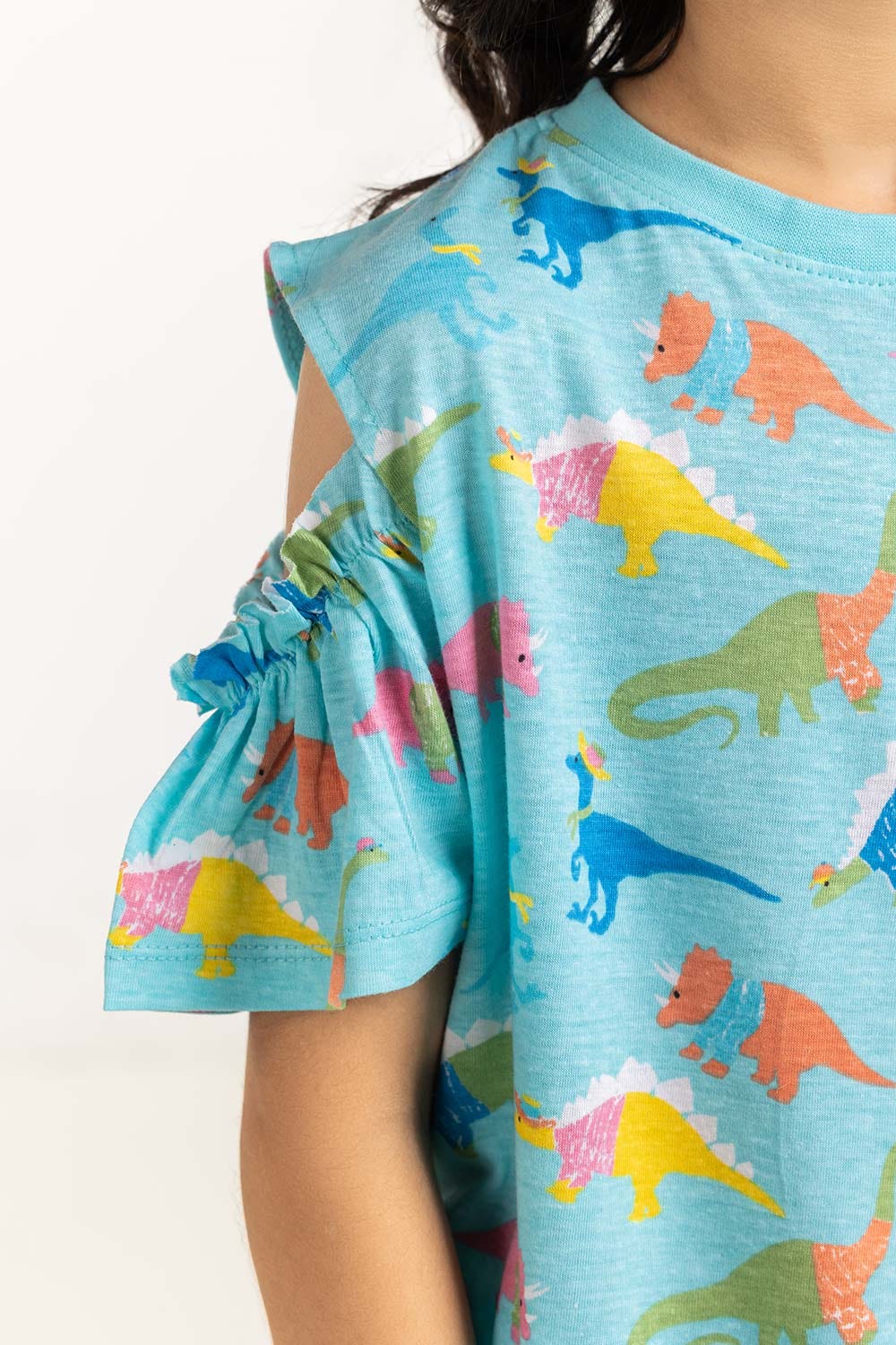 Toddler Girl Aqua Sash