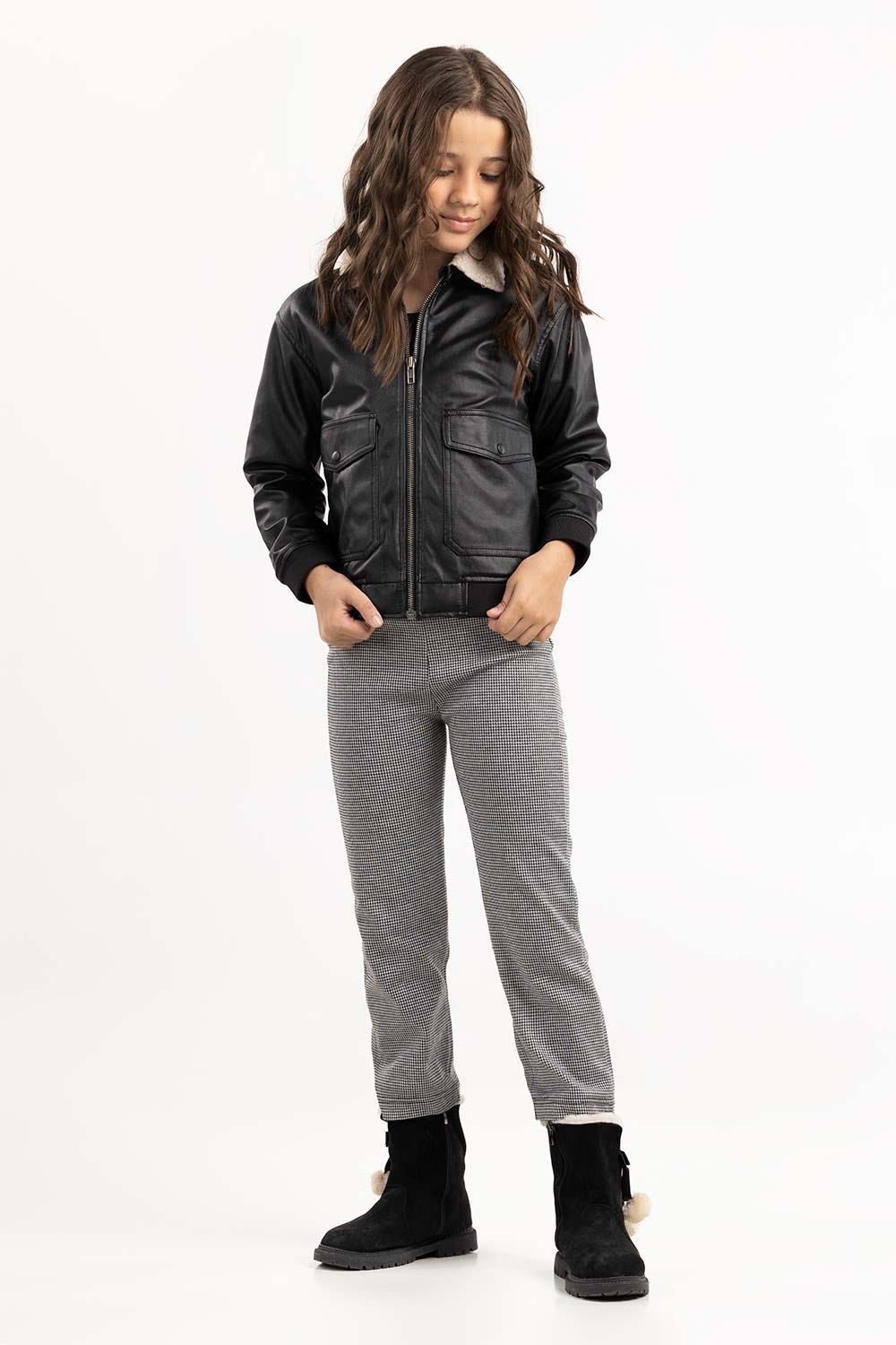 Toddler Girl Black And White Trouser