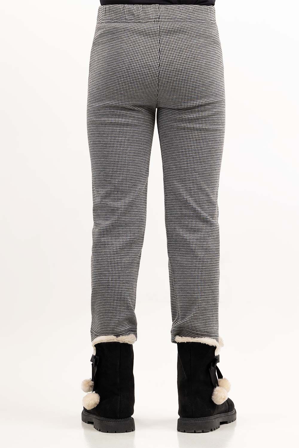 Toddler Girl Black And White Trouser