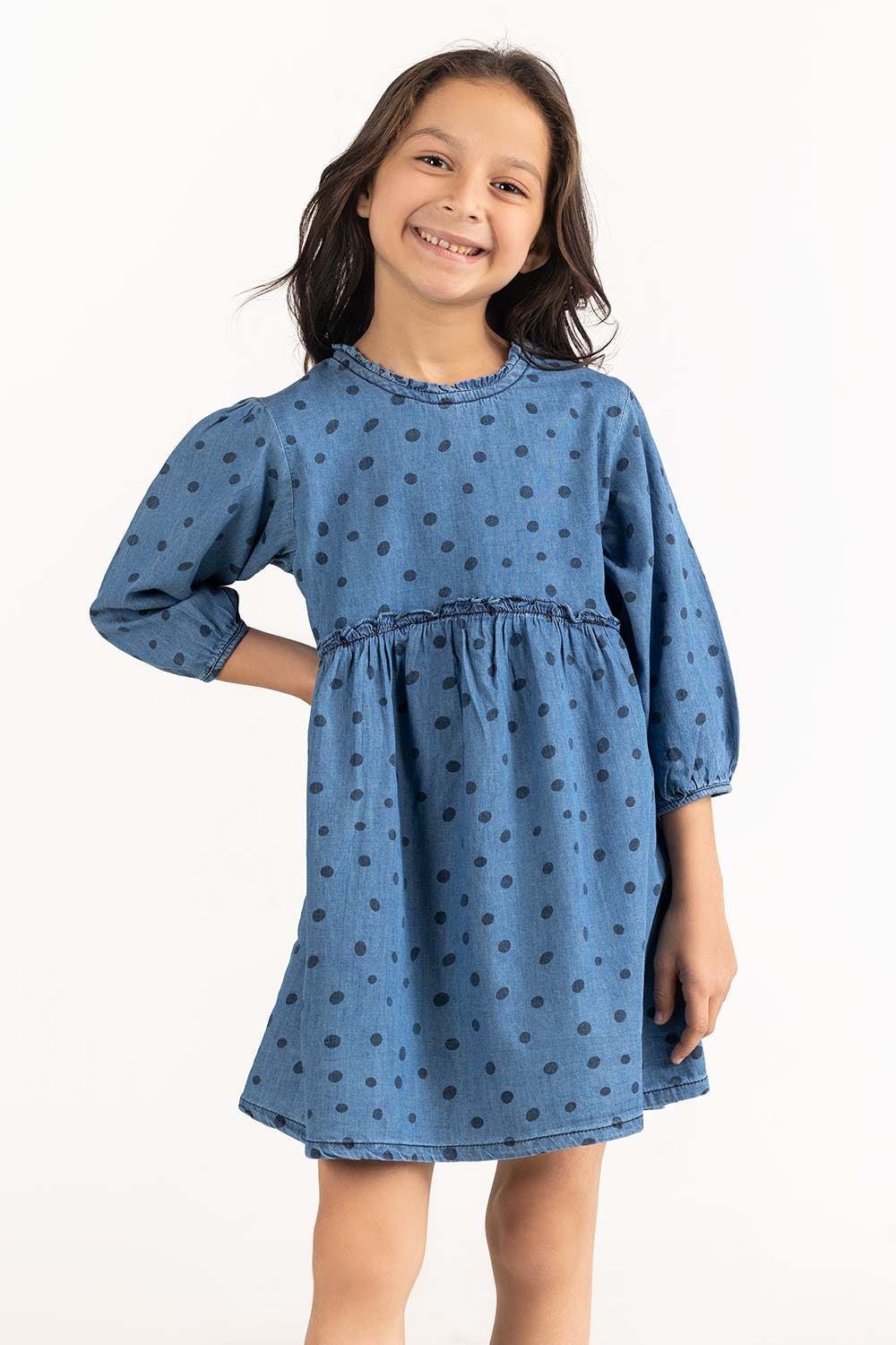 Toddler Girl Blue Dress