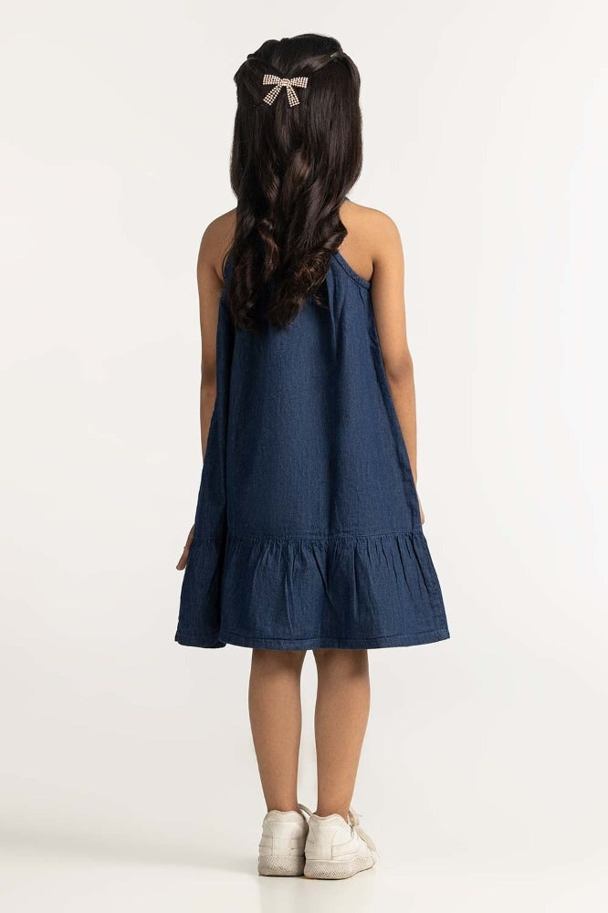 Toddler Girl Blue Dress