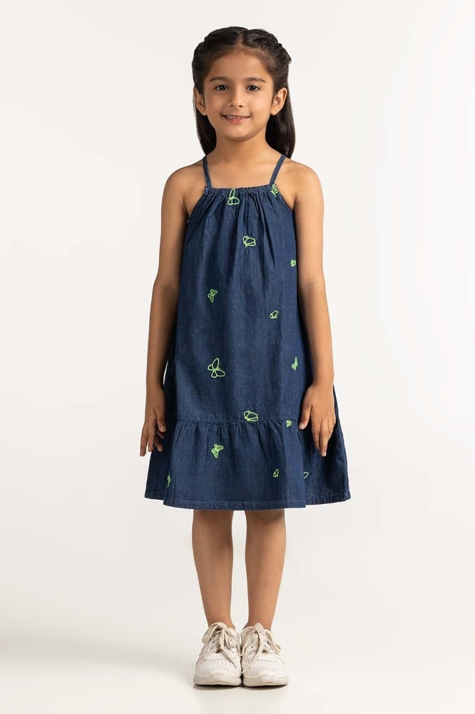 Toddler Girl Blue Dress