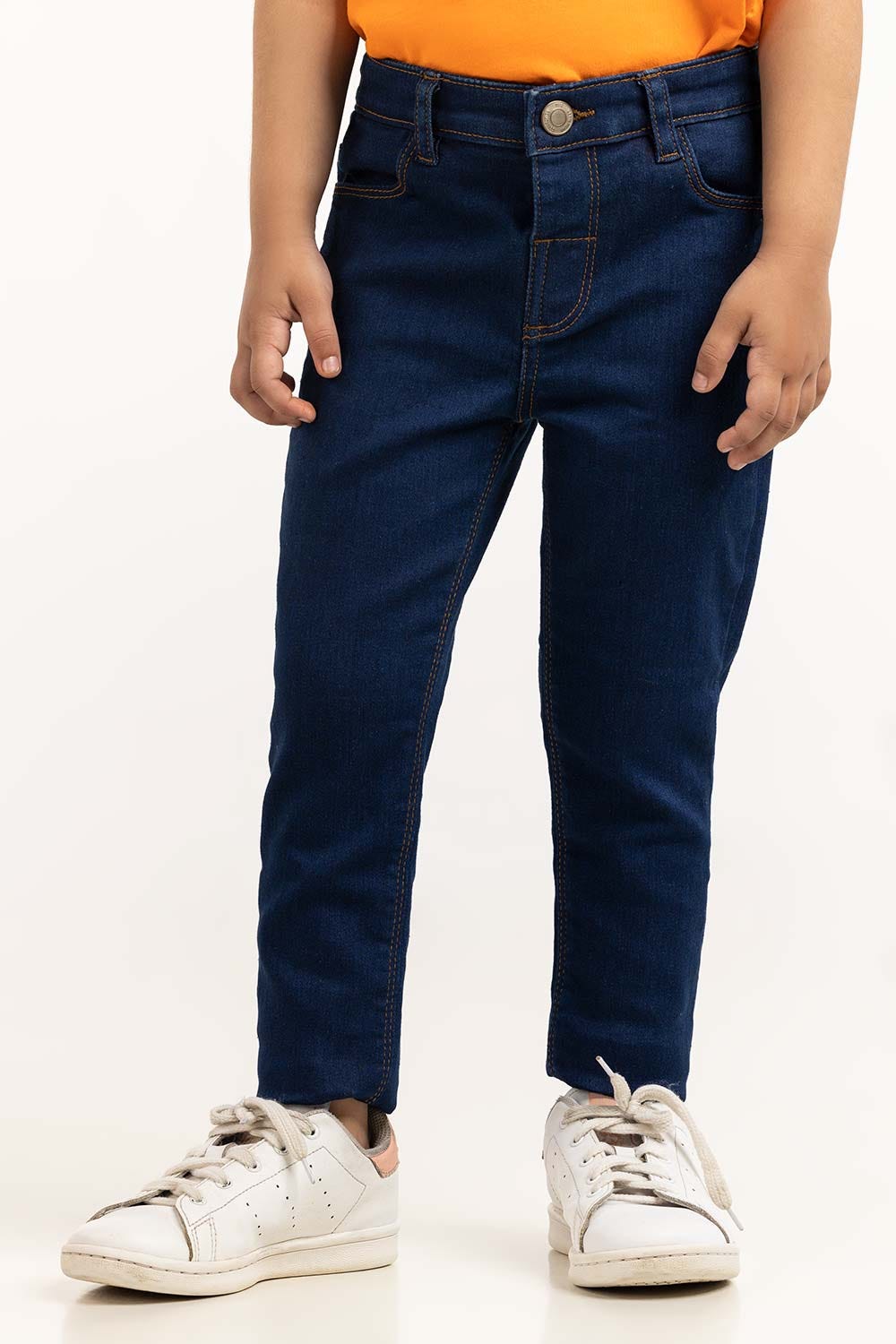 Toddler Girl Dark Blue Jeans