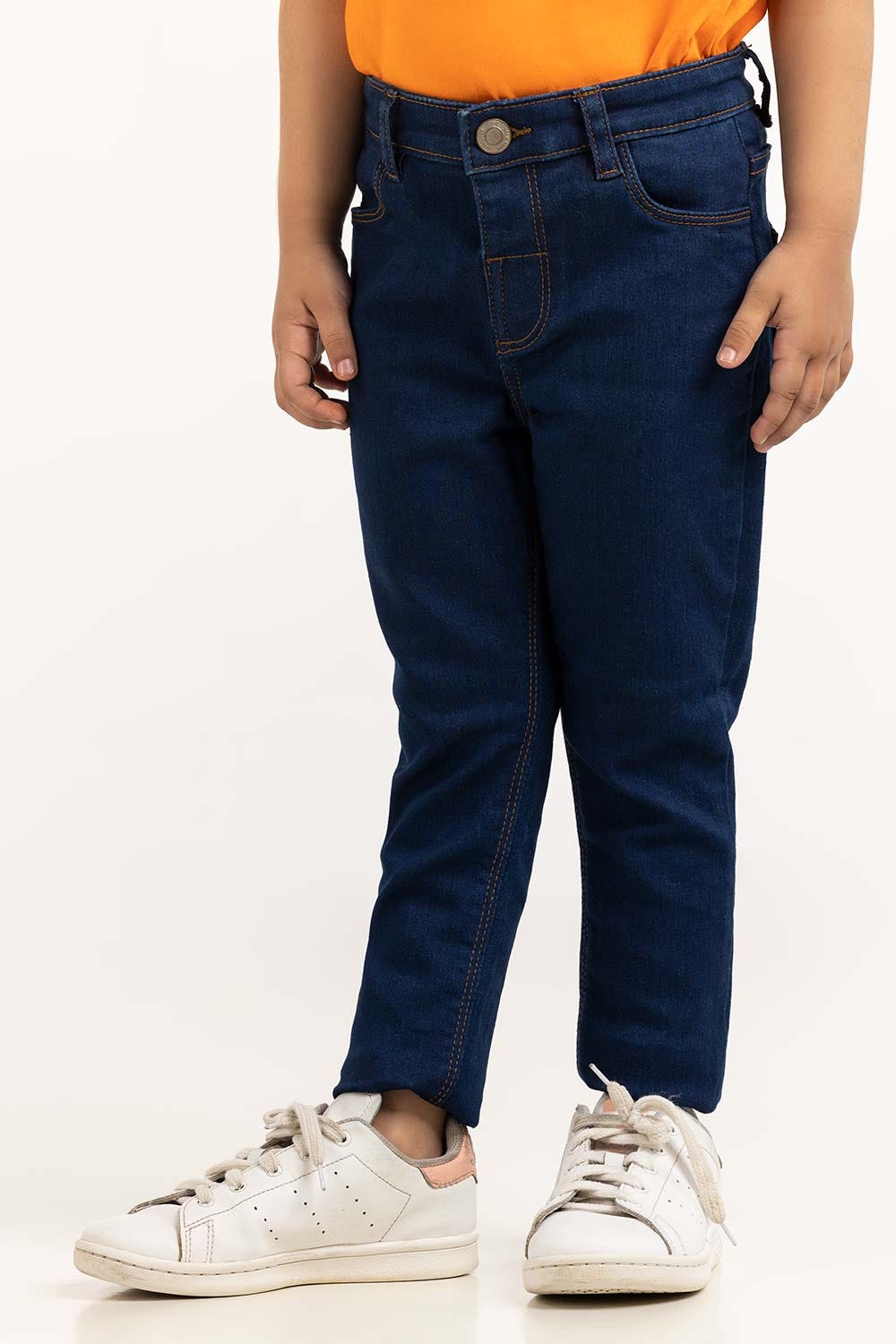 Toddler Girl Dark Blue Jeans