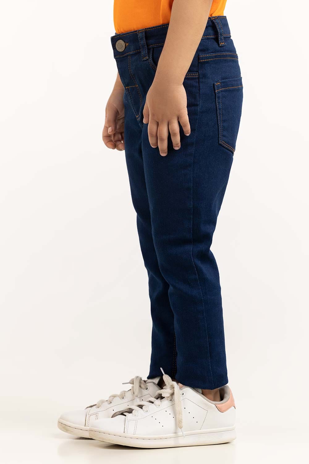 Toddler Girl Dark Blue Jeans