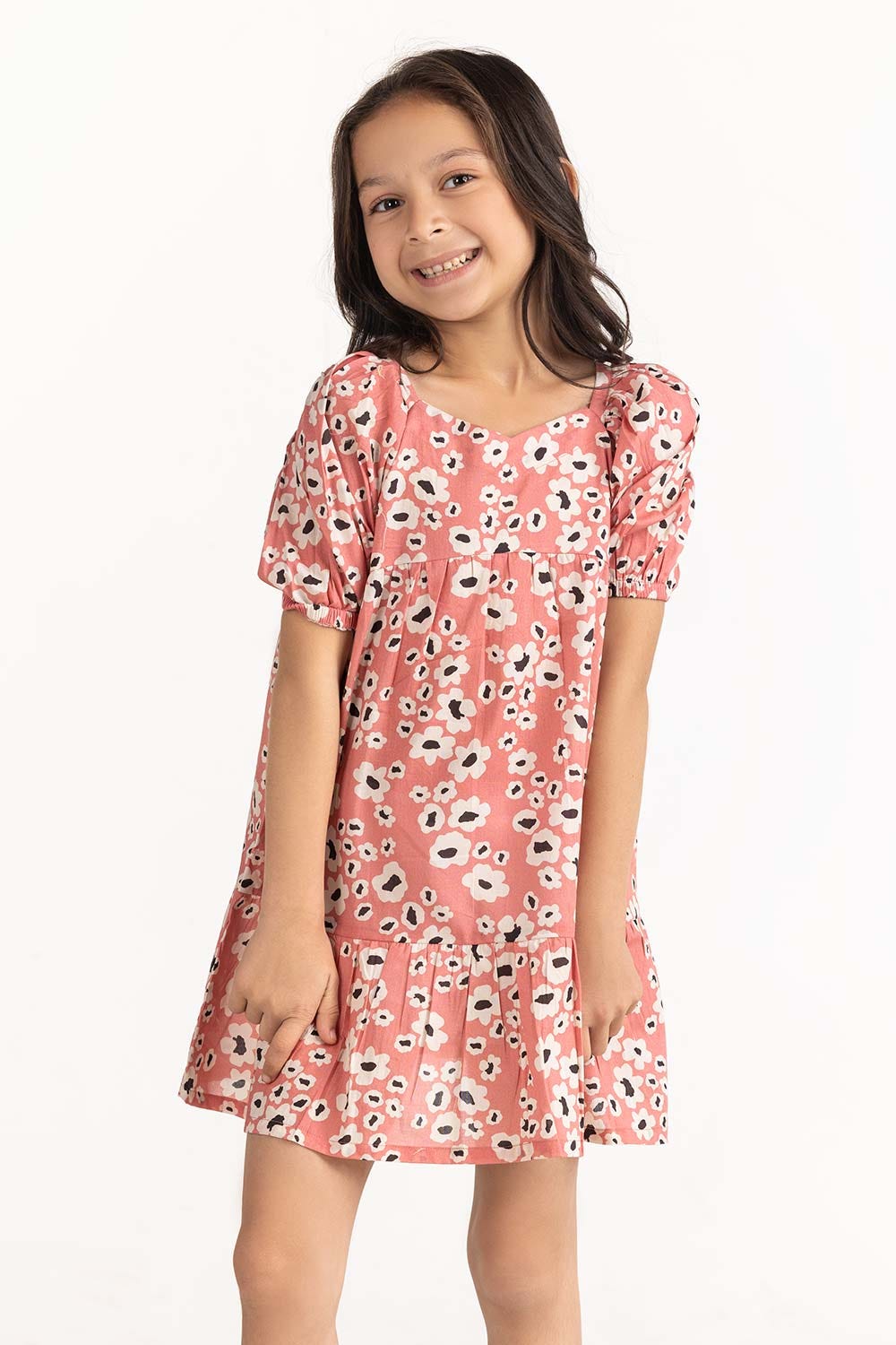 Toddler Girl Orange Dress