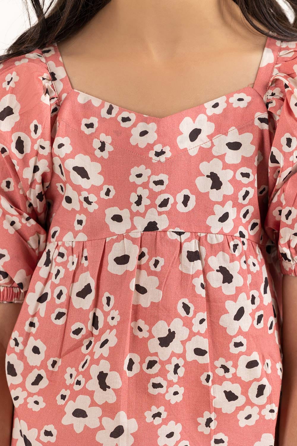 Toddler Girl Orange Dress