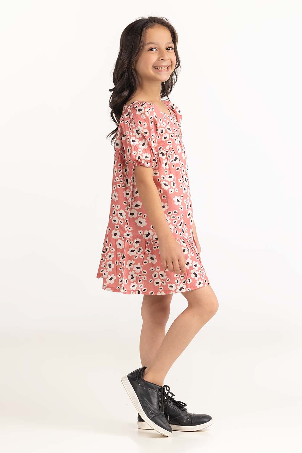 Toddler Girl Orange Dress
