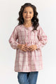 Toddler Girl Pink Basic Blouse