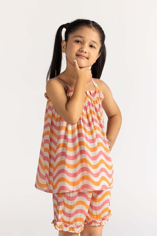 Toddler Girl Printed Blouse
