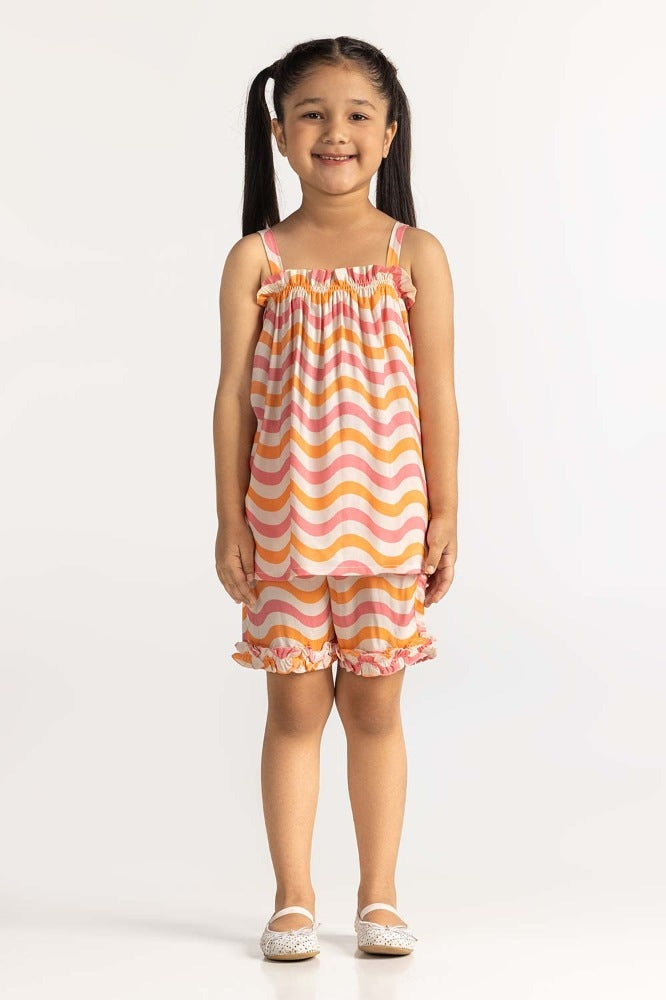 Toddler Girl Printed Blouse