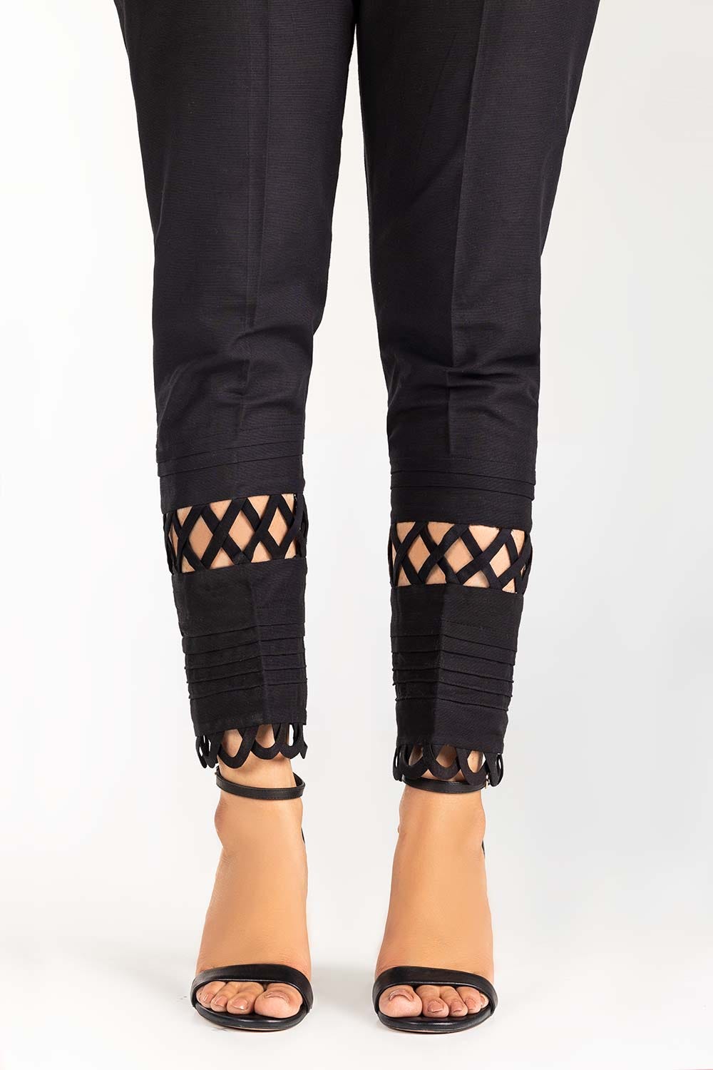 Black Khaddar Trouser