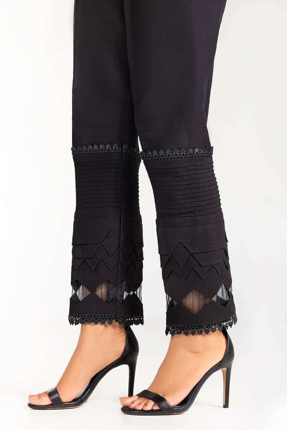 Black Khaddar Trouser