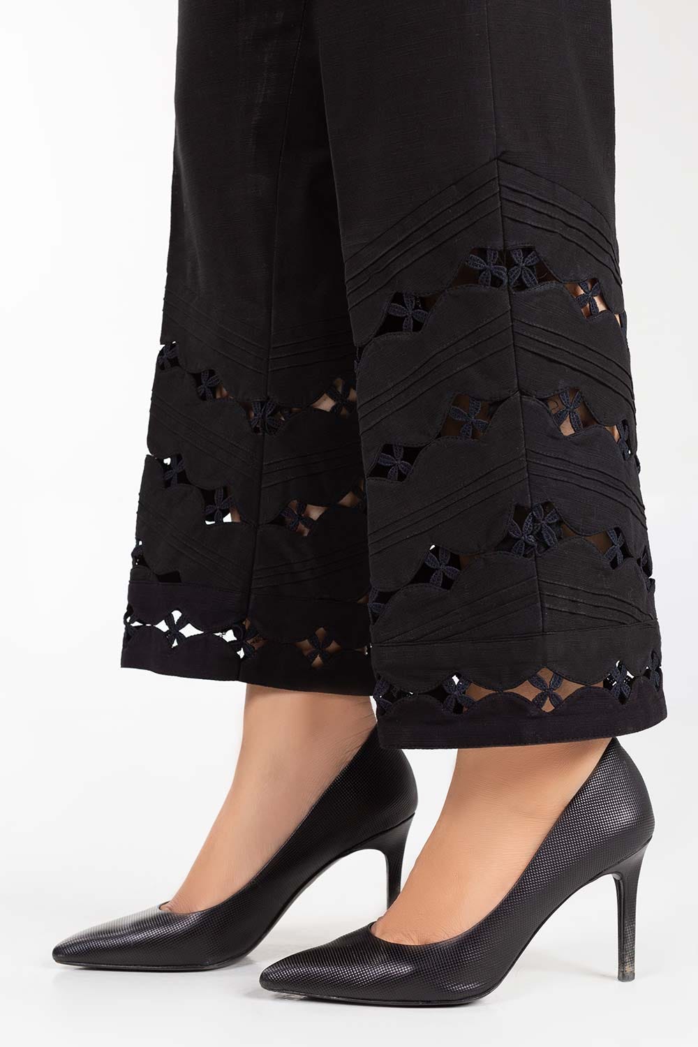 Black Khaddar Trouser