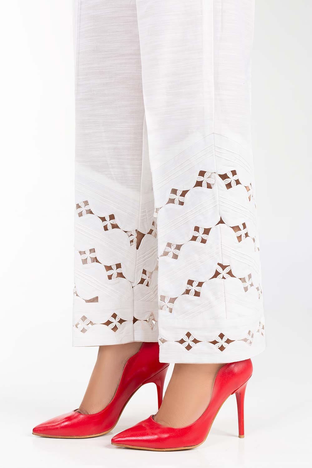 Off-White Khaddar Trouser