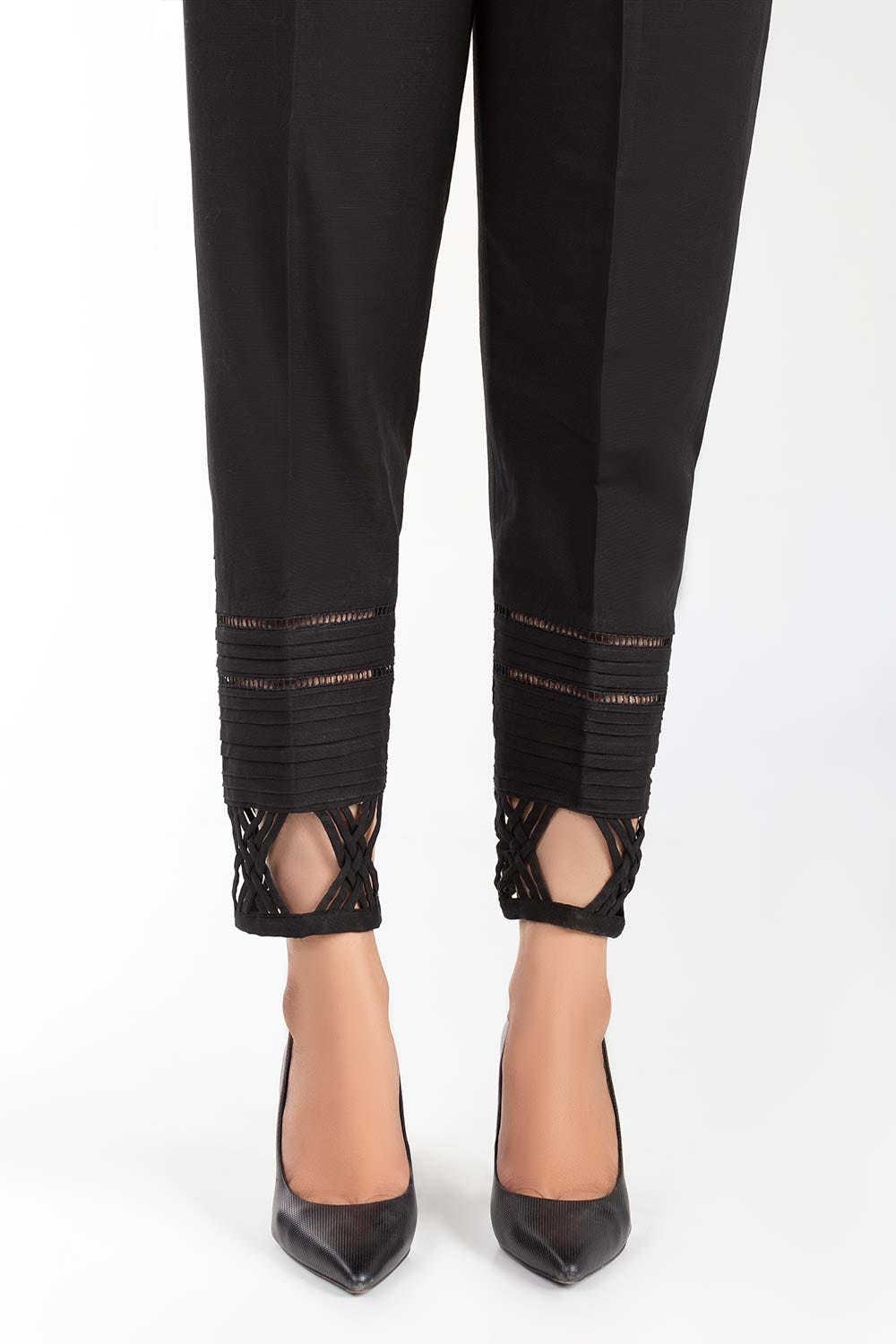 Black Khaddar Trouser