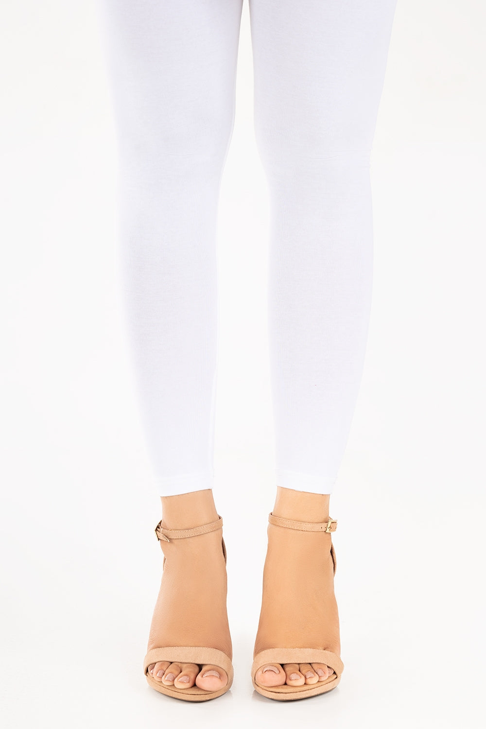 White Jersey Tights
