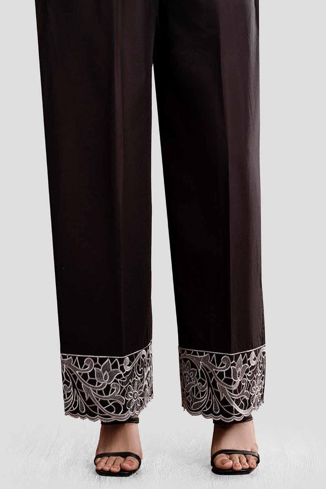Unstitched Embroidered Cambric Trouser