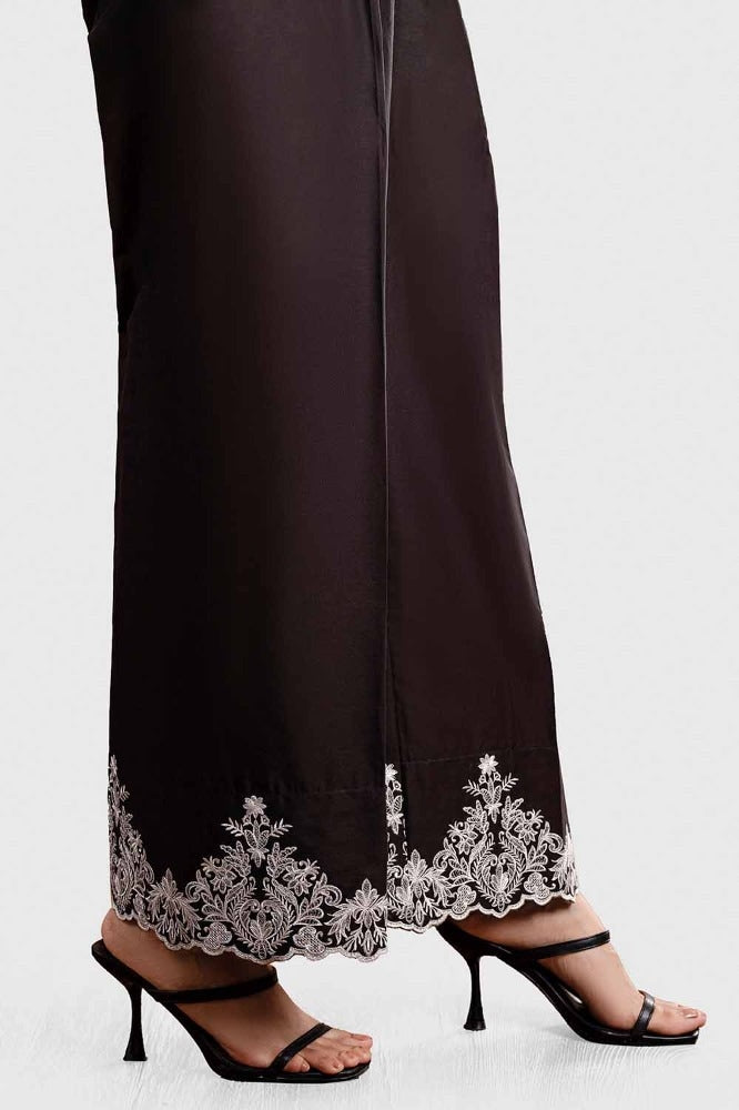 Unstitched Embroidered Cambric Trouser