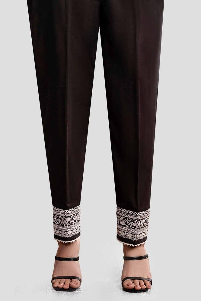Unstitched Embroidered Cambric Trouser