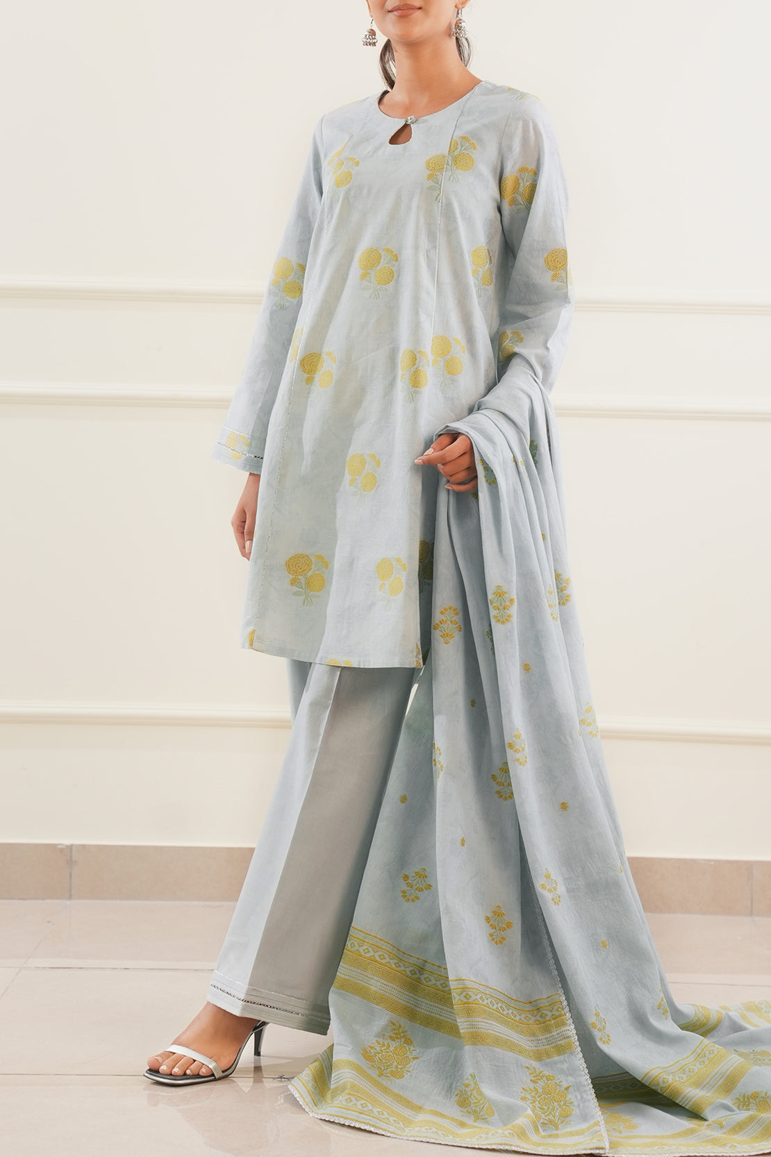 Unstitched Jacquard Cotton 3 Piece80287