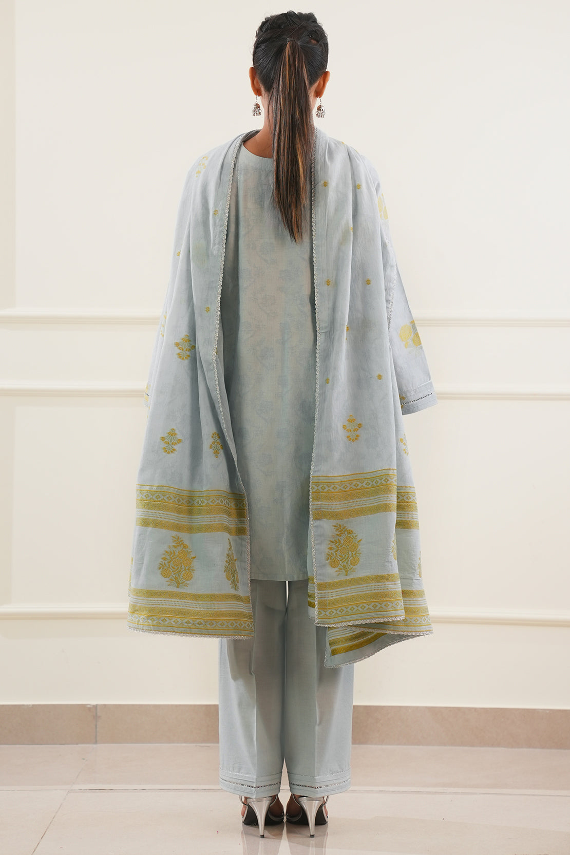 Unstitched Jacquard Cotton 3 Piece80287