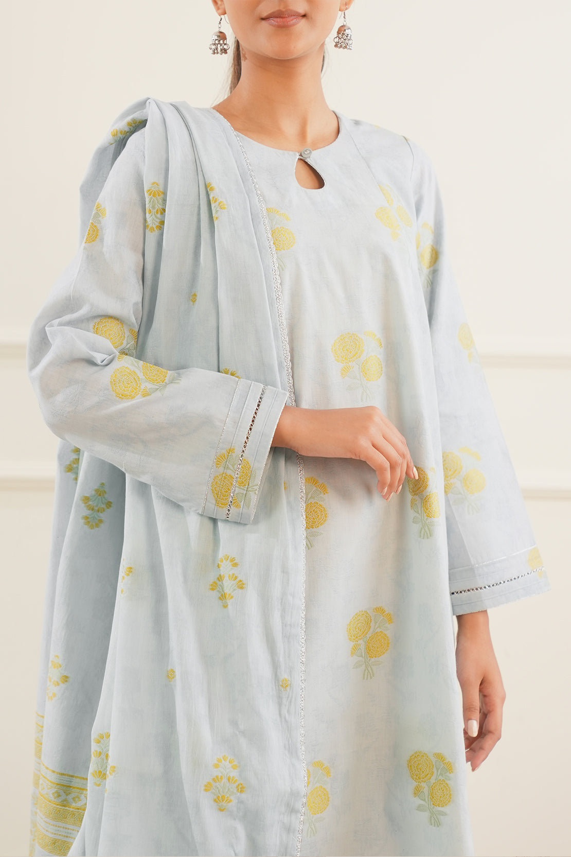 Unstitched Jacquard Cotton 3 Piece80287