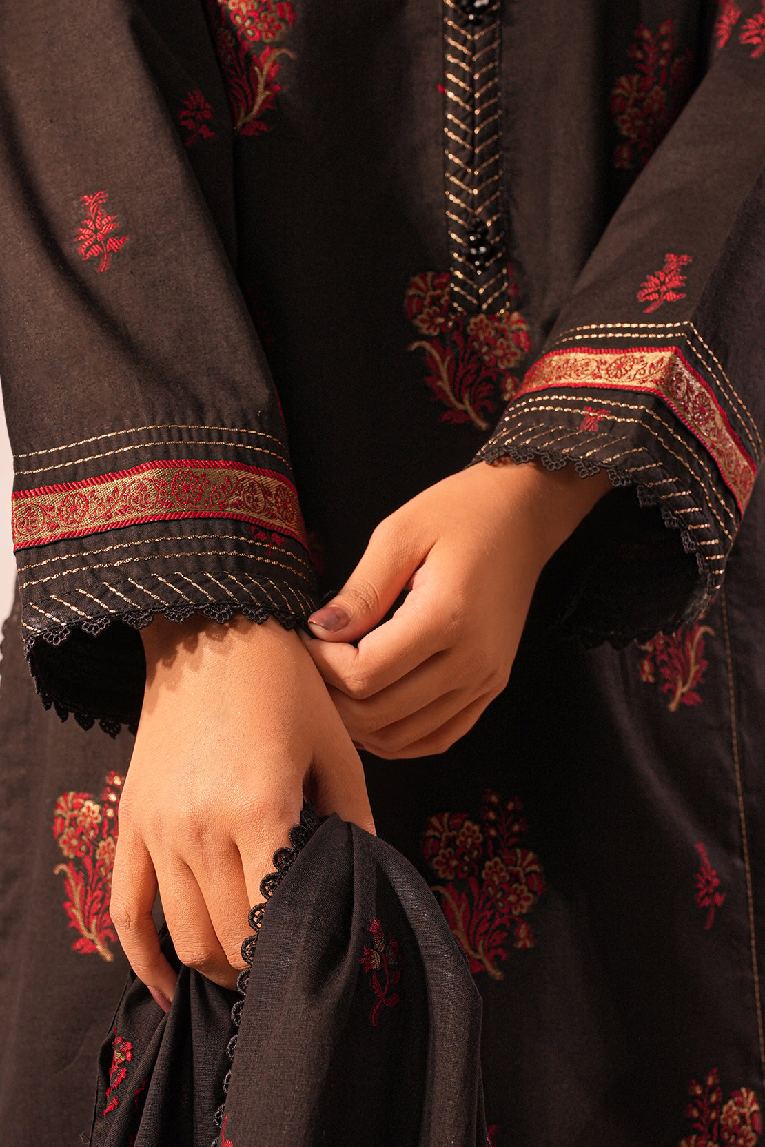 Unstitched Jacquard Cotton 3 Piece88190