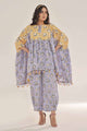 Unstitched Gold Printed Lawn Shirt