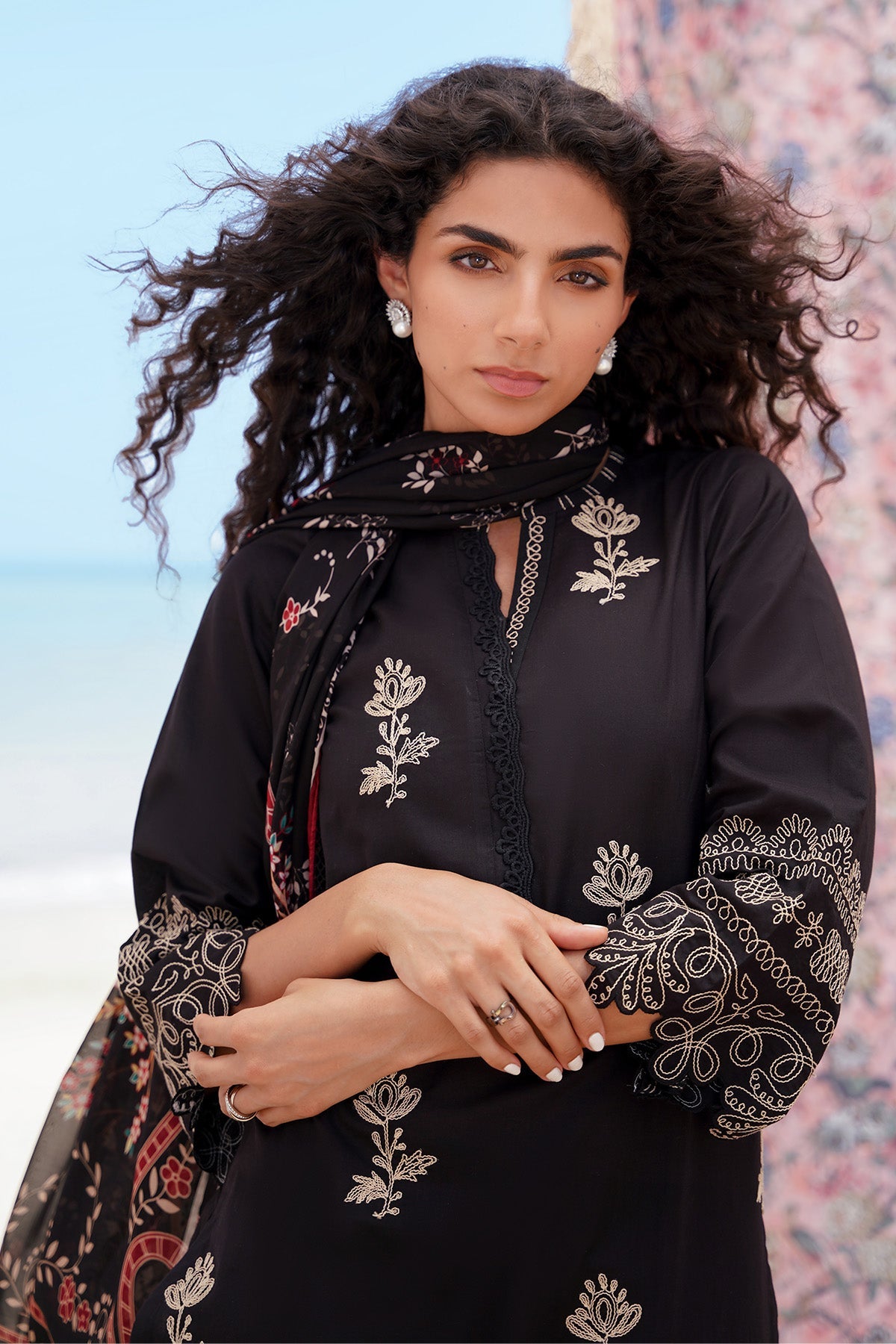 Embroidered Lawn 3 Piece