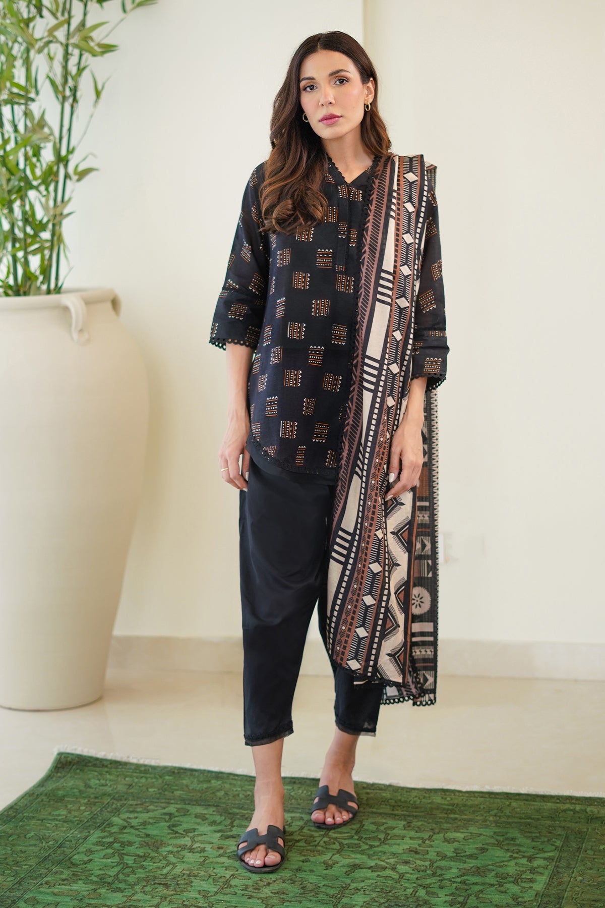 Printed Lawn 3 Piece