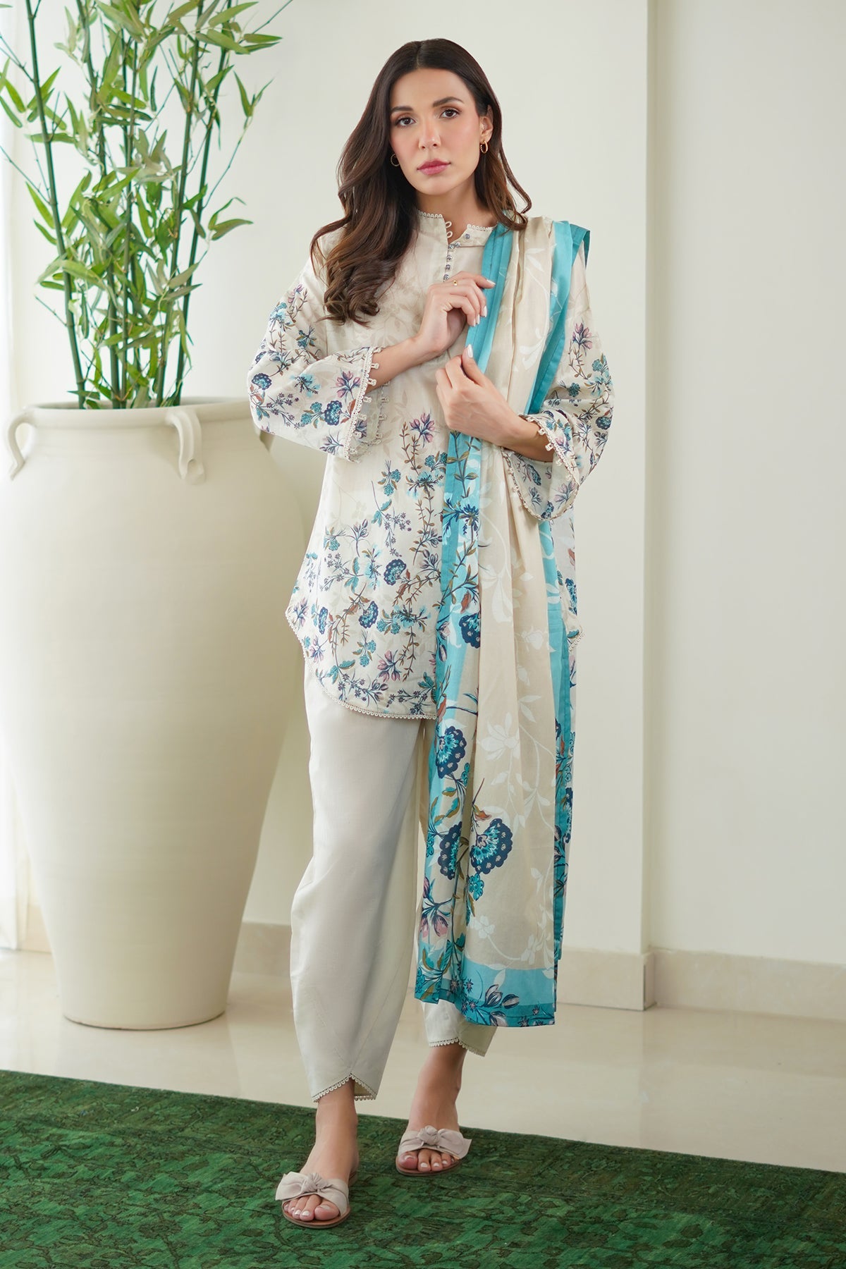 Printed Lawn 3 Piece