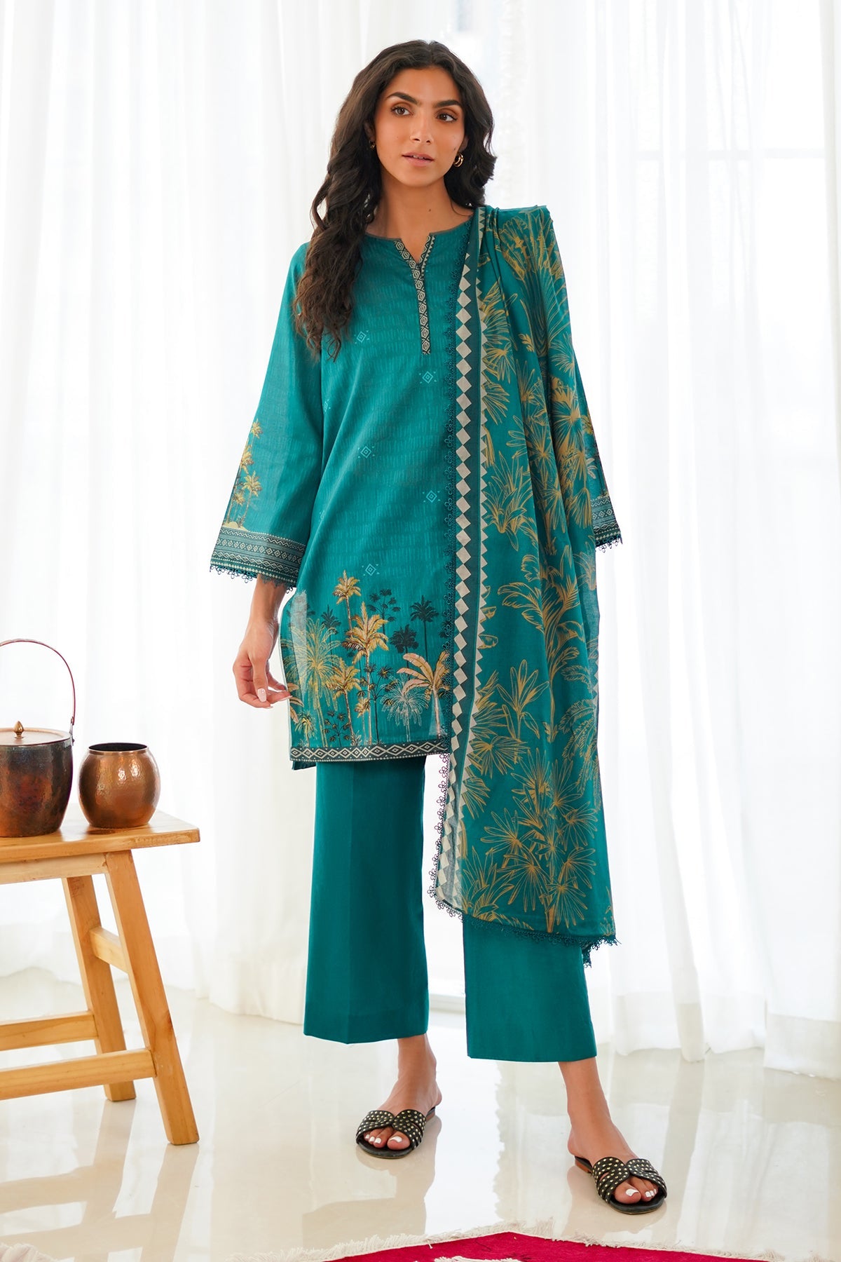 Printed Lawn 3 Piece