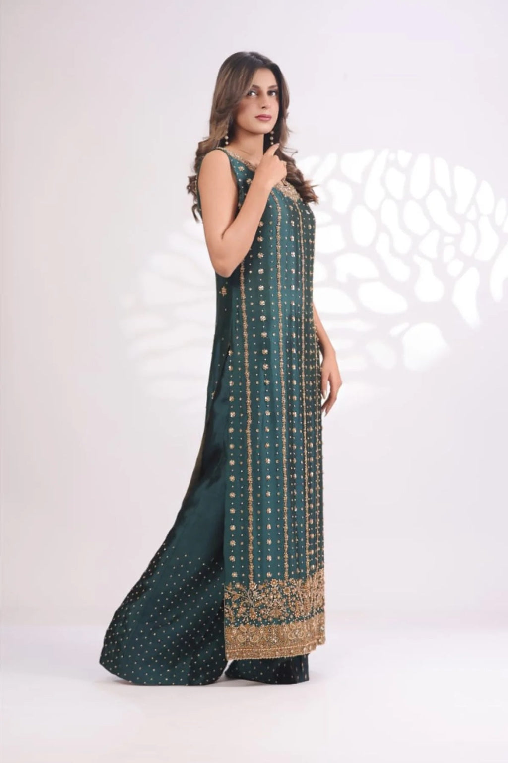 Usama Silk – Teal Luxe Style