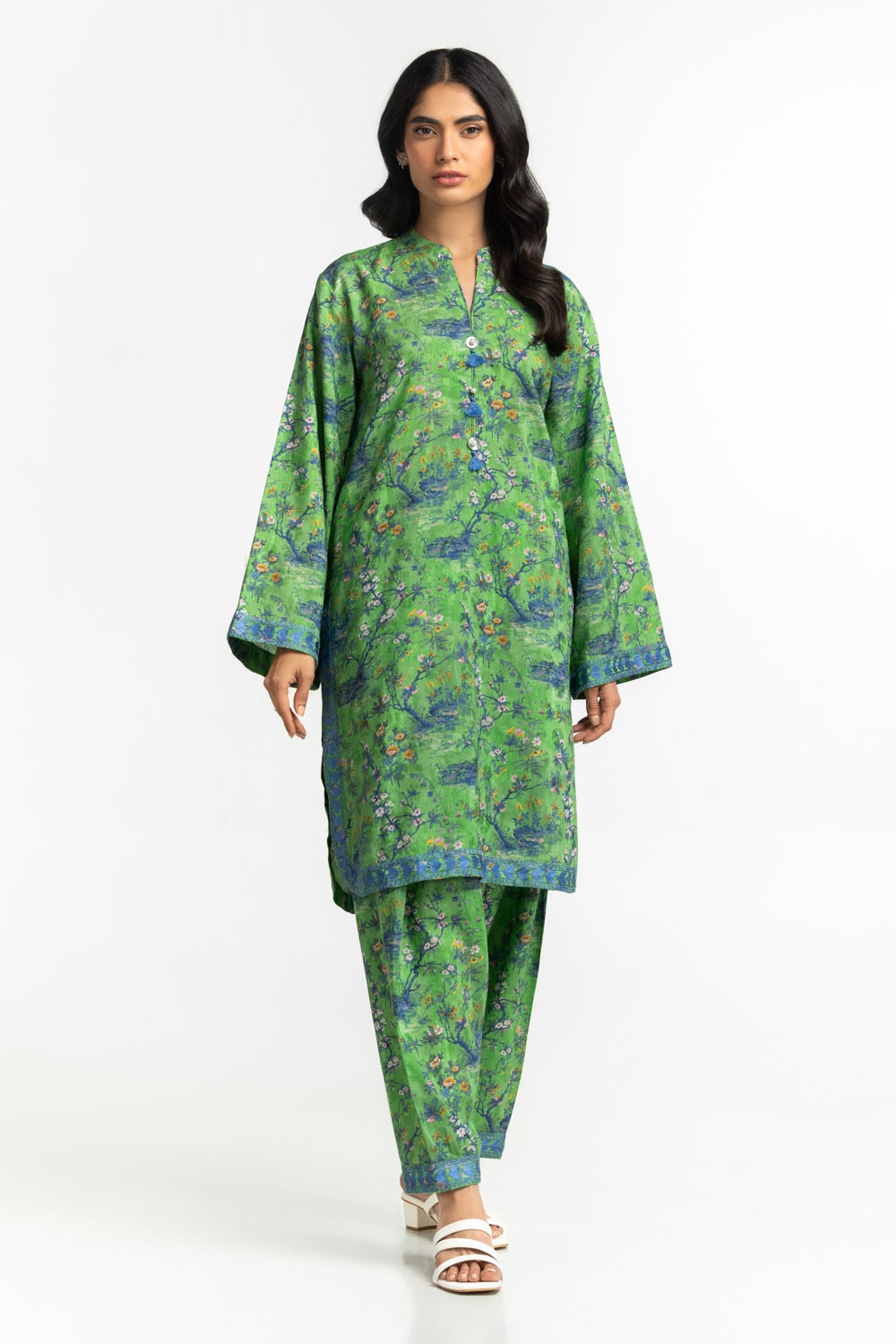 Viscose Jacquard Printed Co-Ord Set